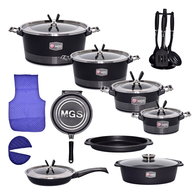 سرویس پخت و پز ام جی اس 25 پارچه طرح جرمنی A