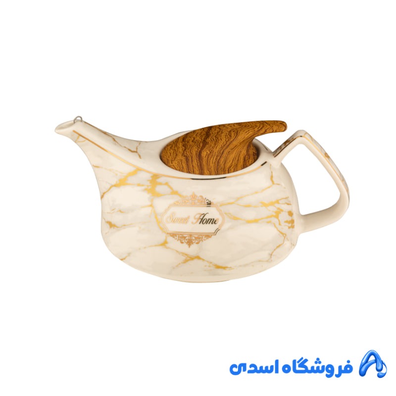 کتری و قوری روشاک ماربل کروپ ست کد 2603