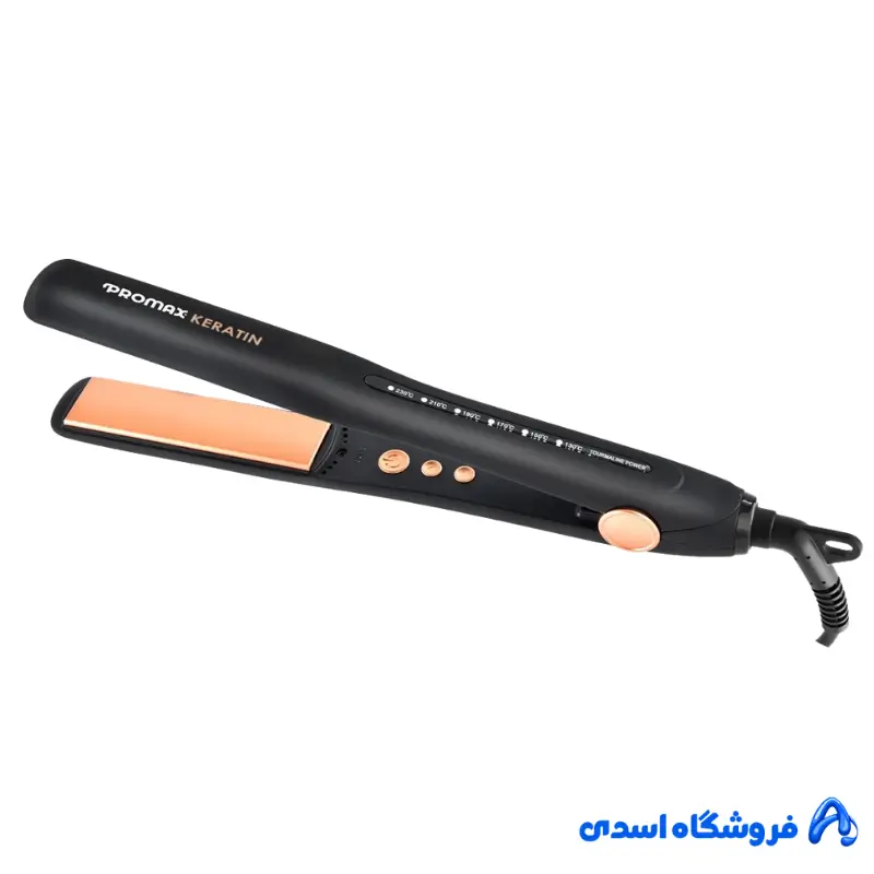 اتو مو حرفه ای با صفحه کراتین پرومکس مدل 5757K