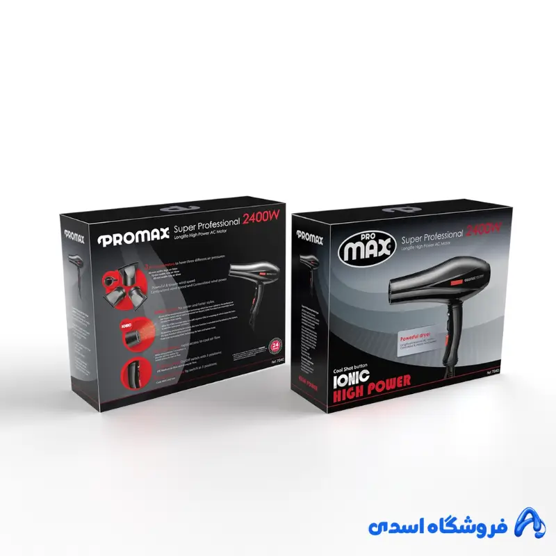 سشوار حرفه ای ۲۴۰۰ وات پرومکس مدل 7240